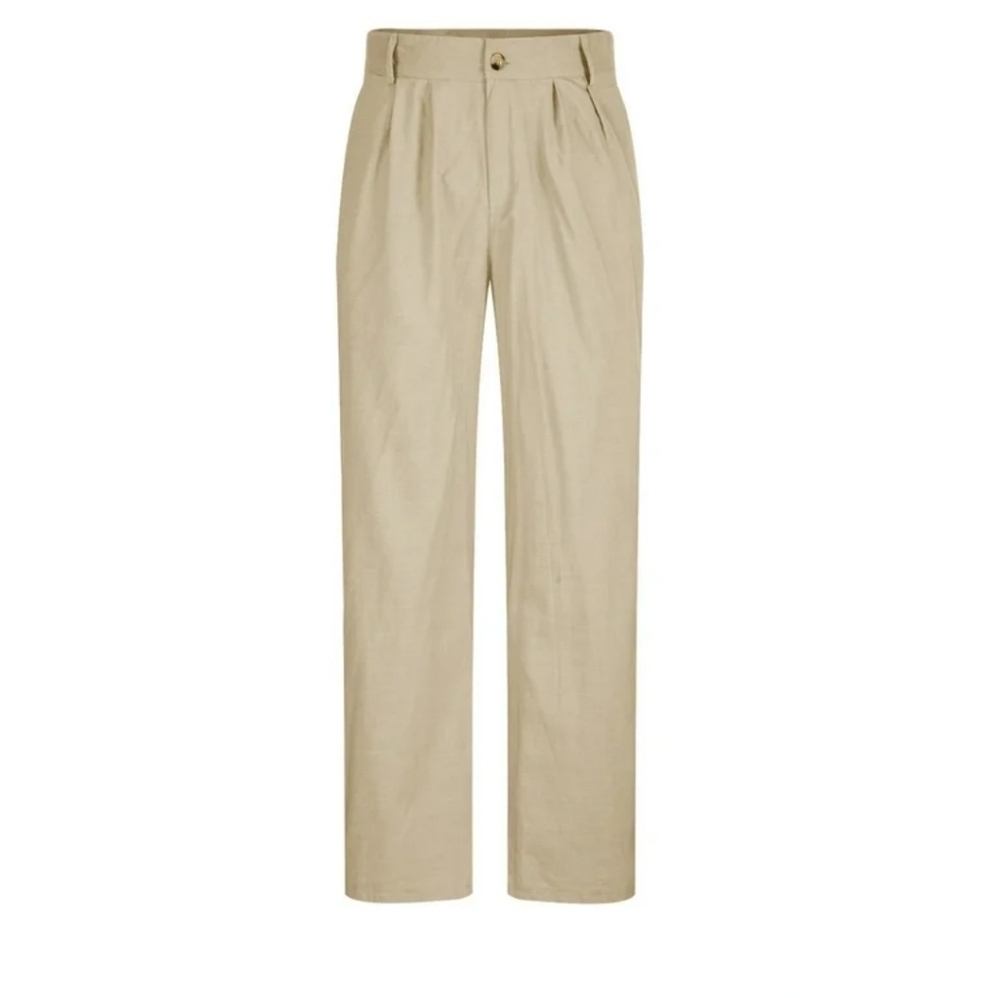 Eddie Bauer Mens Wrinkle Free Classic Fit Jeans pants Tan Khaki sz 38